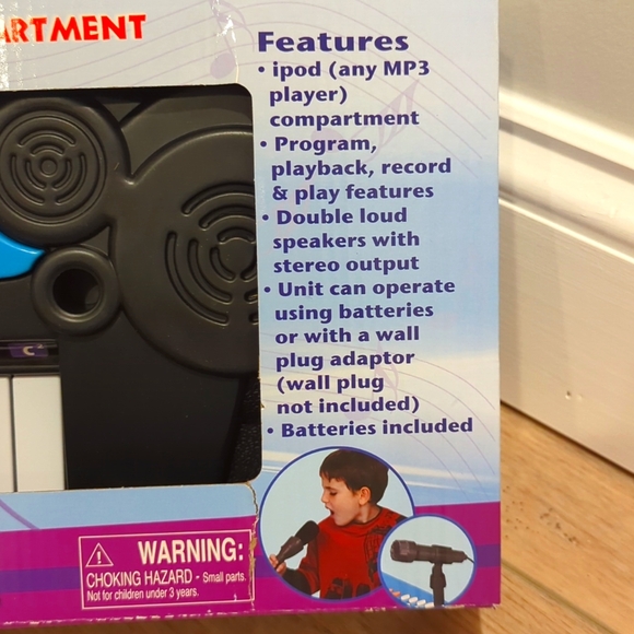 Digital Keyboard for Kids - Blue and Black - Picture 5 of 9